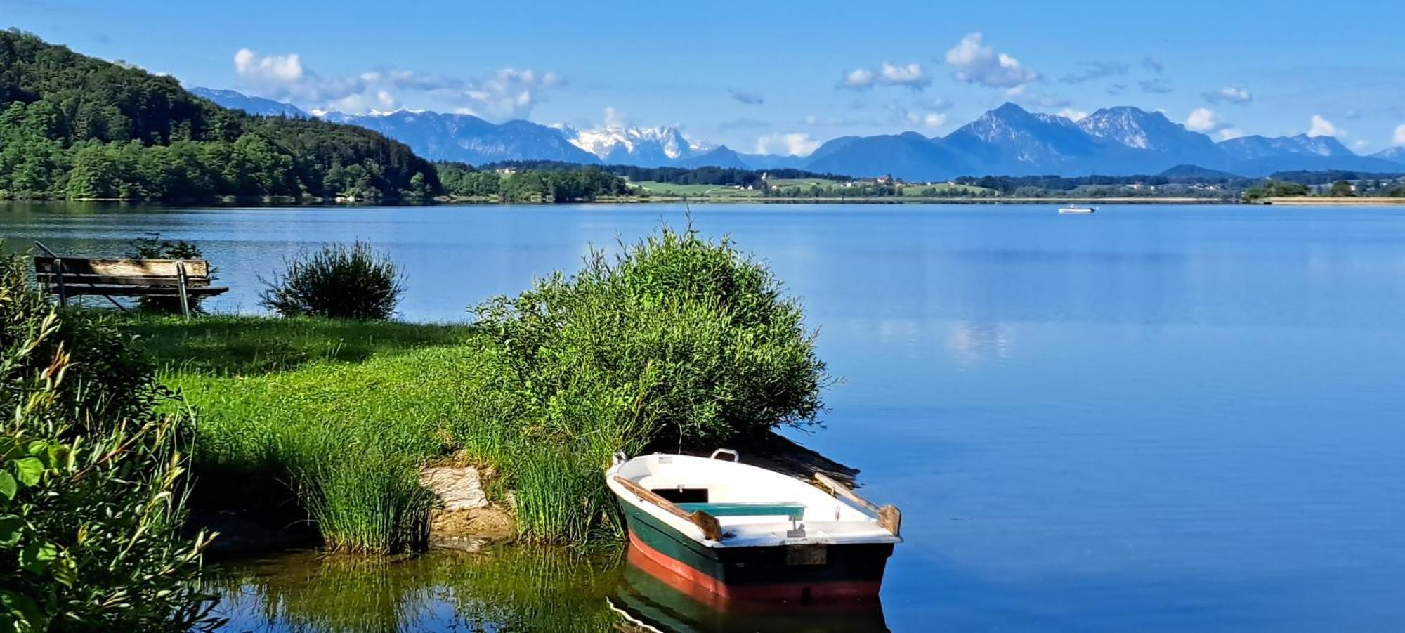Ferienwohnung Wallersee 纽玛特-安华莱斯 外观 照片